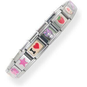 Full 18 Charm Italian Charm Bracelet